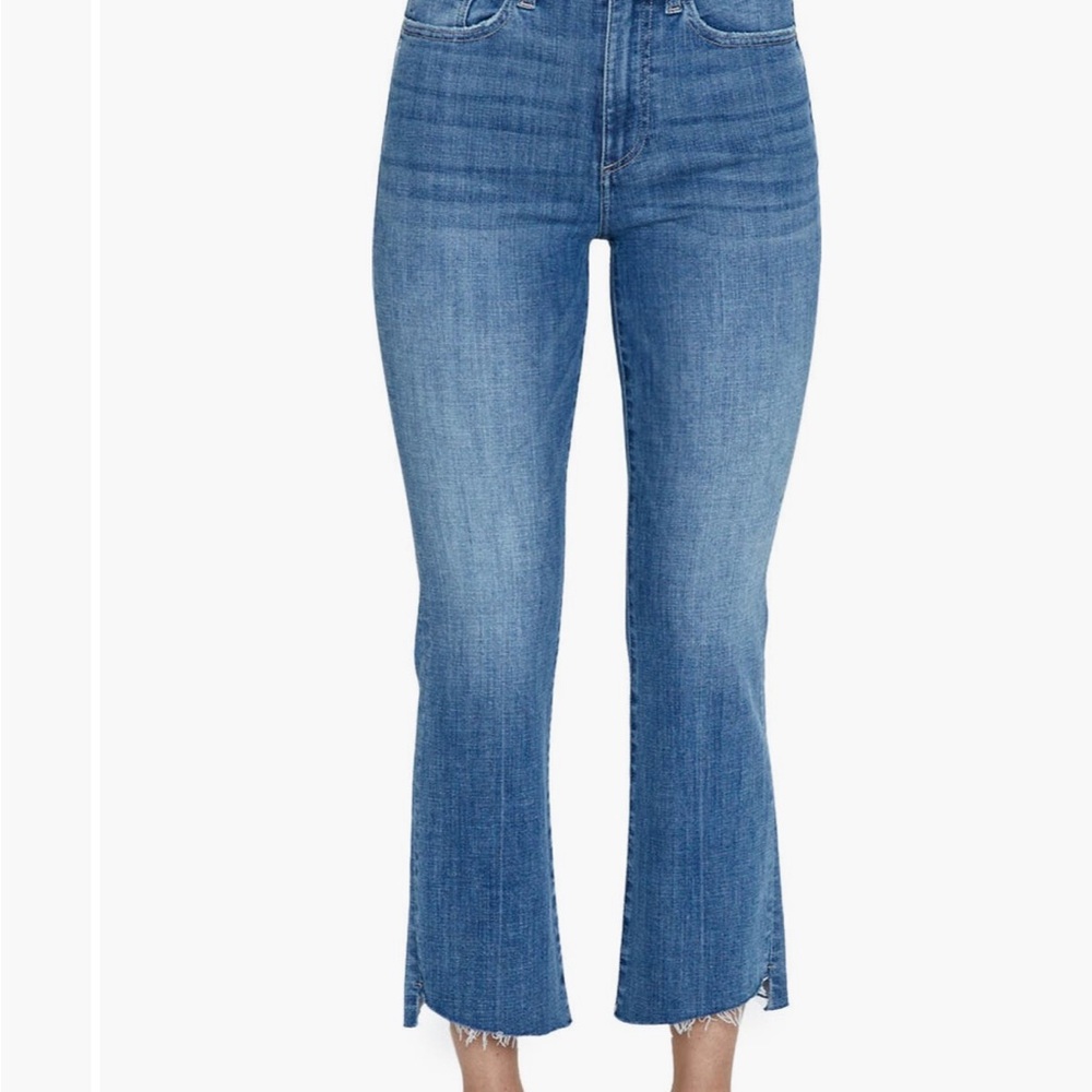 Pistola Lennon high waist Chew hem Cropped bootcut Jeans